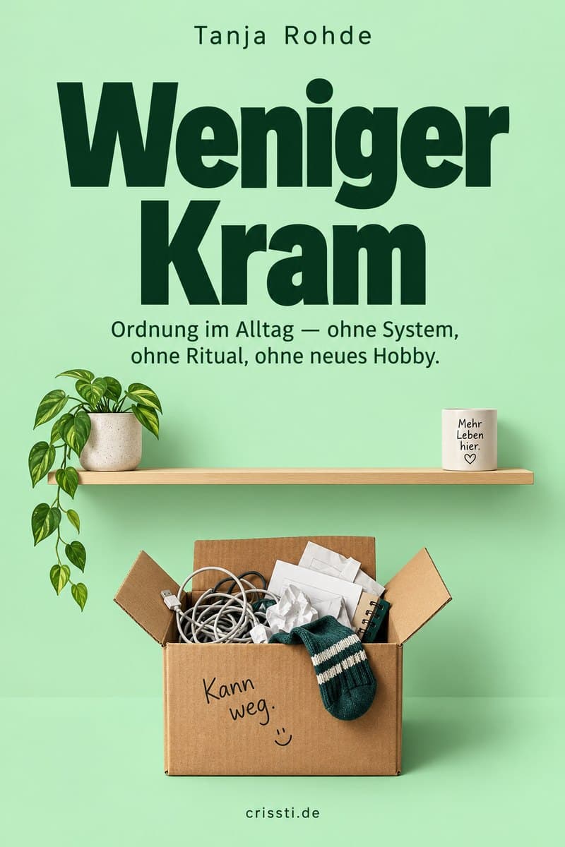 Cover: Weniger Kram